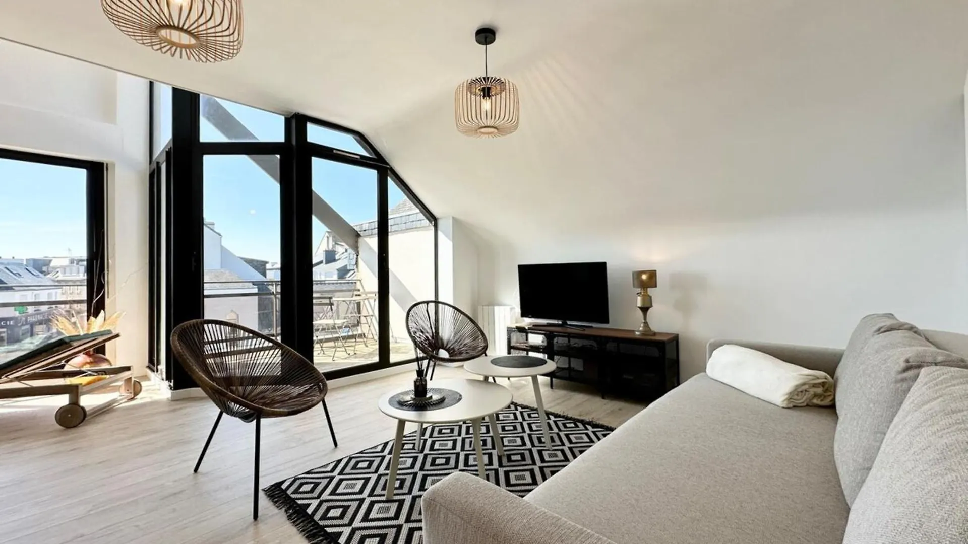 T2 Neuf Top Cocooning Terrasse - Face A La Mer Ploemeur Appartement
