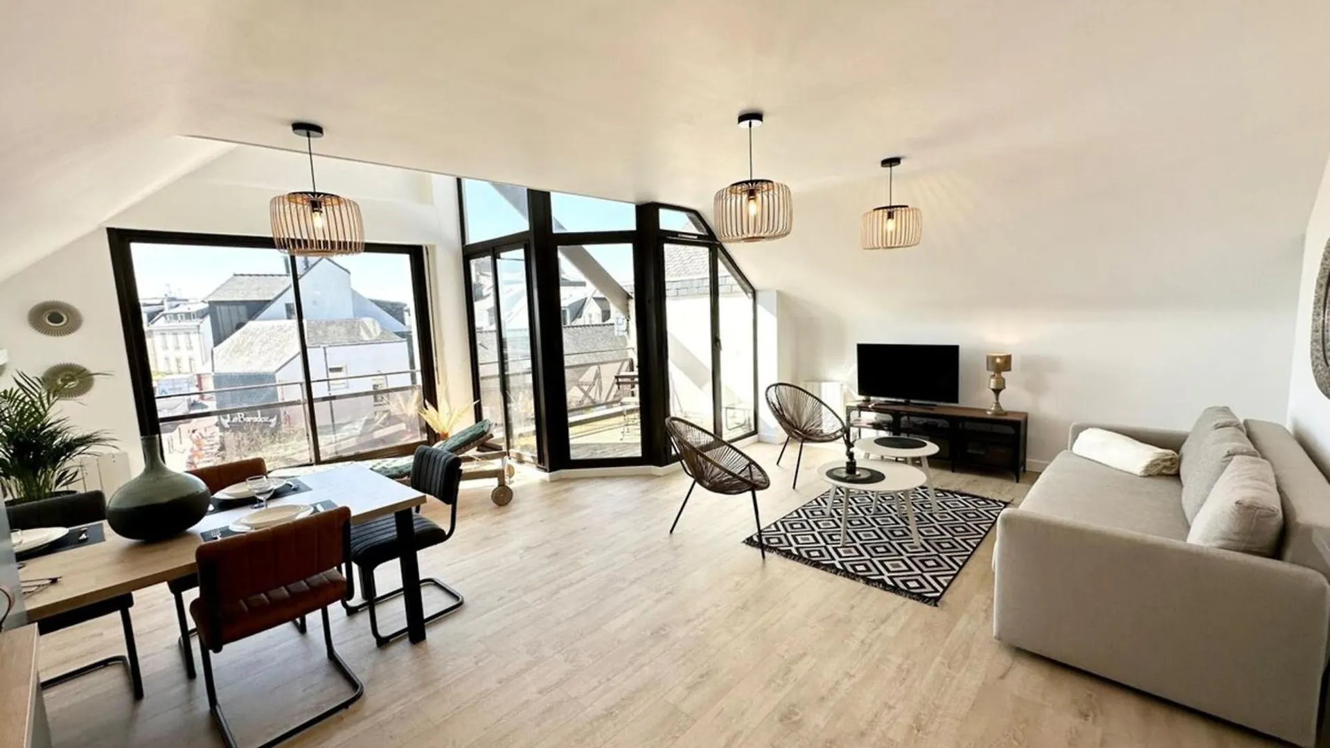 T2 Neuf Top Cocooning Terrasse - Face A La Mer Ploemeur France